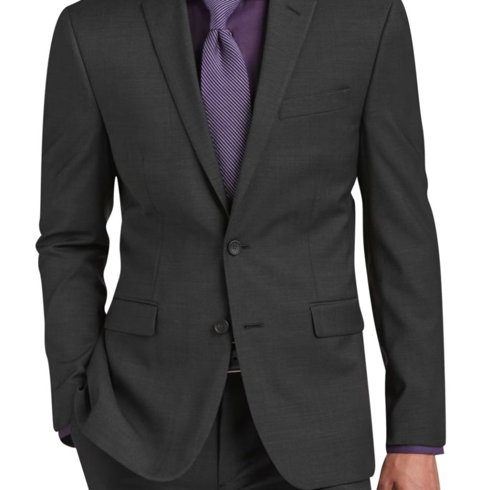 Kenneth Cole Reaction | Charcoal Gray Sports Jacket Mens | Size 40R